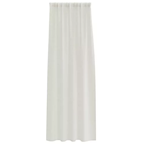 Voile Függöny függönyökkel 2 pcs Krém 140x260cm Poliészter