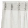 Voile Függöny függönyökkel 2 pcs Krém 140x260cm Poliészter