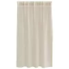 Voile Függöny függönyökkel 2 pcs Homokszín 140x140cm Poliészter