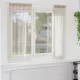 Voile Függöny függönyökkel 2 pcs Homokszín 140x175cm Poliészter