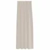 Voile Függöny függönyökkel 2 pcs Homokszín 140x225cm Poliészter
