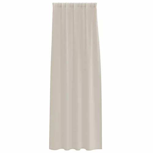 Voile Függöny függönyökkel 2 pcs Homokszín 140x225cm Poliészter
