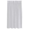 Voile Függöny 2 pcs Világosszürke 140x140cm Poliészter