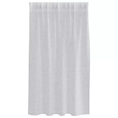 Voile Függöny 2 pcs Világosszürke 140x140cm Poliészter
