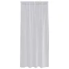 Voile Függöny 2 pcs Világosszürke 140x175cm Poliészter
