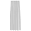 Voile Függöny 2 pcs Világosszürke 140x260cm Poliészter