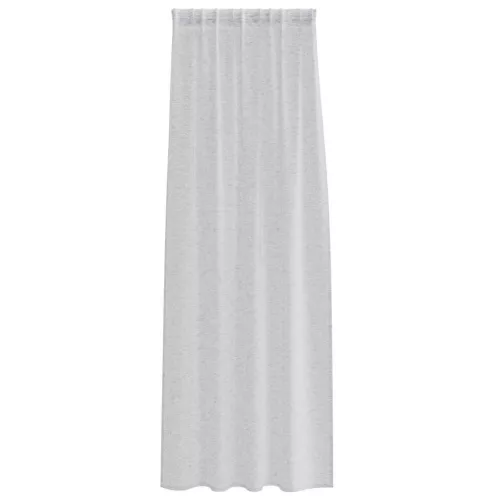 Voile Függöny 2 pcs Világosszürke 140x260cm Poliészter