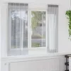 Voile Függöny 2 pcs Sötétszürke 140x175cm Poliészter