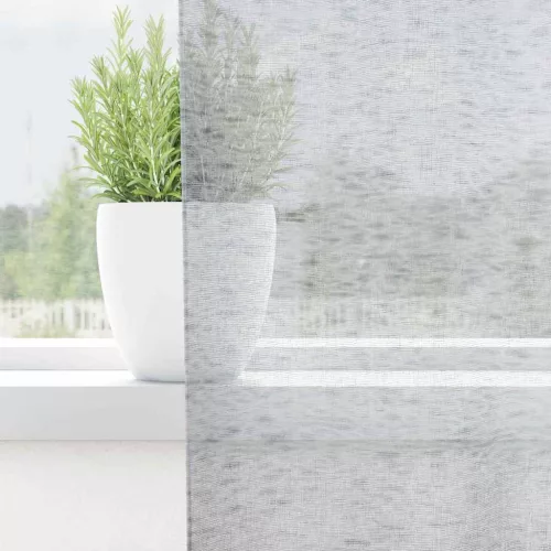 Voile Függöny 2 pcs Sötétszürke 140x175cm Poliészter