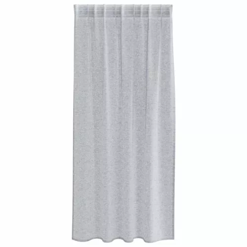 Voile Függöny 2 pcs Sötétszürke 140x175cm Poliészter