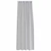 Voile Függöny 2 pcs Sötétszürke 140x245cm Poliészter