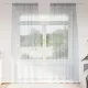 Voile Függöny 2 pcs Sötétszürke 140x260cm Poliészter