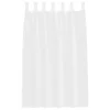Voile Függöny függönyökkel 2 pcs Fehér 140x175cm Poliészter