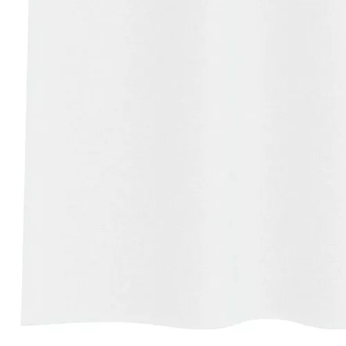 Voile Függöny függönyökkel 2 pcs Fehér 140x175cm Poliészter
