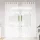 Voile Függöny függönyökkel 2 pcs Fehér 140x260cm Poliészter