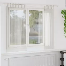   Voile Függöny függönyökkel 2 pcs Krém 140x175cm Poliészter
