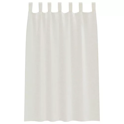 Voile Függöny függönyökkel 2 pcs Krém 140x175cm Poliészter
