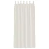 Voile Függöny függönyökkel 2 pcs Krém 140x260cm Poliészter
