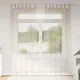 Voile Függöny függönyökkel 2 pcs Homokszín 140x245cm Poliészter