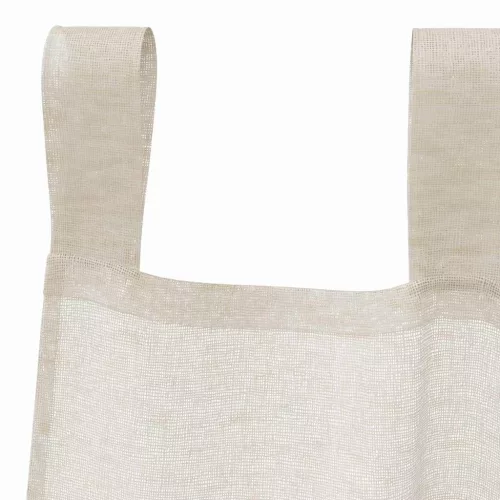 Voile Függöny függönyökkel 2 pcs Homokszín 140x245cm Poliészter
