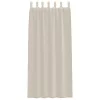 Voile Függöny függönyökkel 2 pcs Homokszín 140x260cm Poliészter