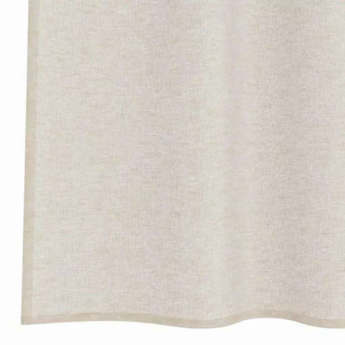 Voile Függöny függönyökkel 2 pcs Homokszín 140x260cm Poliészter