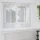 Voile Függöny 2 pcs Világosszürke 140x140cm Poliészter