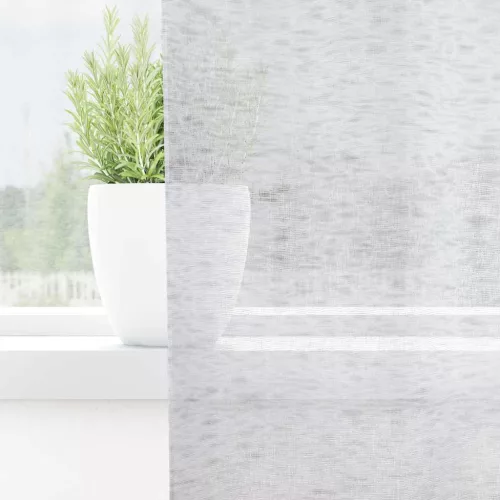 Voile Függöny 2 pcs Világosszürke 140x175cm Poliészter