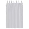 Voile Függöny 2 pcs Világosszürke 140x175cm Poliészter