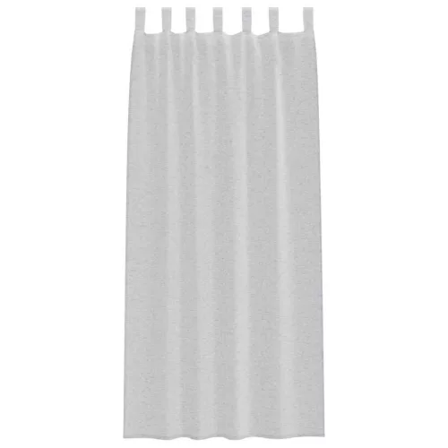 Voile Függöny 2 pcs Világosszürke 140x225cm Poliészter