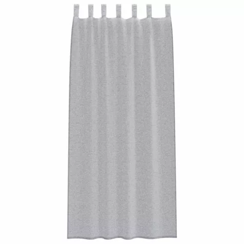 Voile Függöny 2 pcs Sötétszürke 140x225cm Poliészter