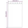 Voile Függöny 2 pcs Sötétszürke 140x225cm Poliészter