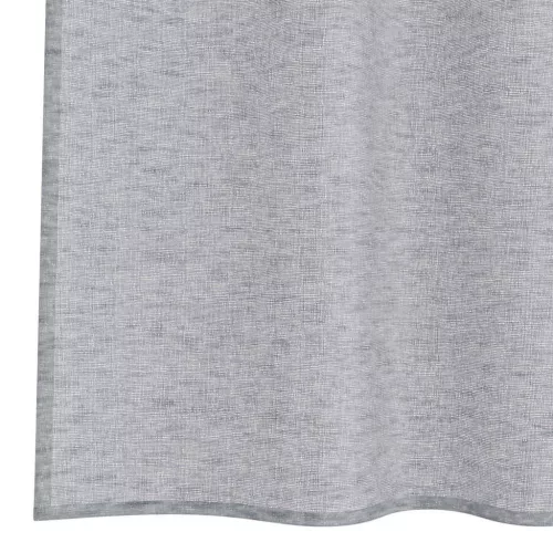Voile Függöny 2 pcs Sötétszürke 140x260cm Poliészter