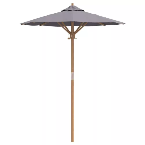 Kerti napernyő Sötétszürke 150 x 150 x 210 cm bambusz