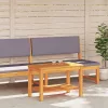 Dohányzóasztal Barna 70 x 40 x 45 cm tömör akácfa
