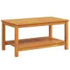 Dohányzóasztal Barna 110 x 55 x 45 cm tömör akácfa