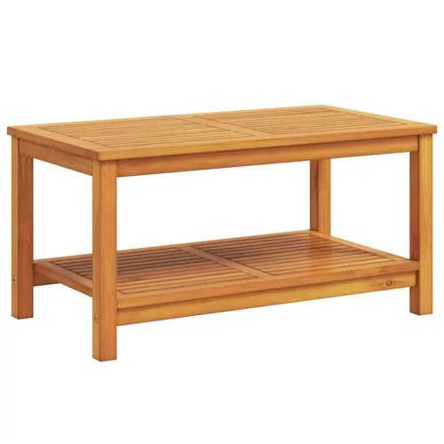 Dohányzóasztal Barna 110 x 55 x 45 cm tömör akácfa