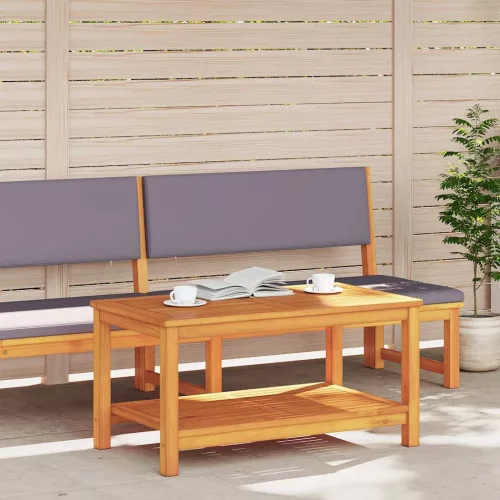 Dohányzóasztal Barna 110 x 55 x 45 cm tömör akácfa