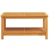 Dohányzóasztal Barna 110 x 55 x 45 cm tömör akácfa