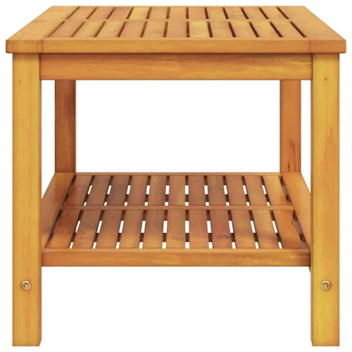 Dohányzóasztal Barna 110 x 55 x 45 cm tömör akácfa
