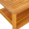 Dohányzóasztal Barna 110 x 55 x 45 cm tömör akácfa
