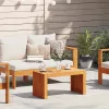 Dohányzóasztal Barna 70 x 35 x 35 cm tömör akácfa
