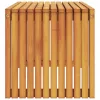 Dohányzóasztal Barna 70 x 35 x 35 cm tömör akácfa