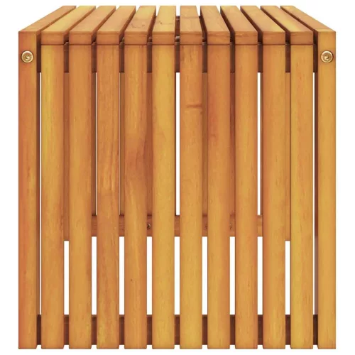 Dohányzóasztal Barna 70 x 35 x 35 cm tömör akácfa