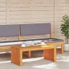 Dohányzóasztal Barna 90 x 45 x 35 cm tömör akácfa