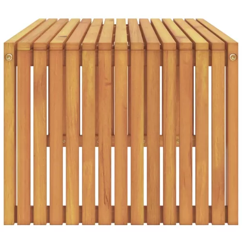 Dohányzóasztal Barna 90 x 45 x 35 cm tömör akácfa