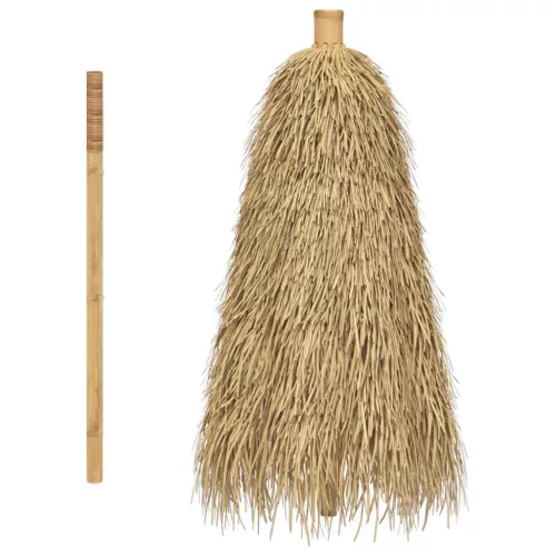 Bambusz tiki esernyő banánlevél ernyővel 150 cm