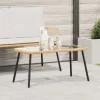 Dohányzóasztal Barna és fekete 90 x 45 x 43 cm