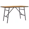 Étkezőasztal Barna 110 x 55 x 62 cm Tömör akácfa