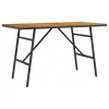 Étkezőasztal Barna 110 x 55 x 62 cm Tömör akácfa